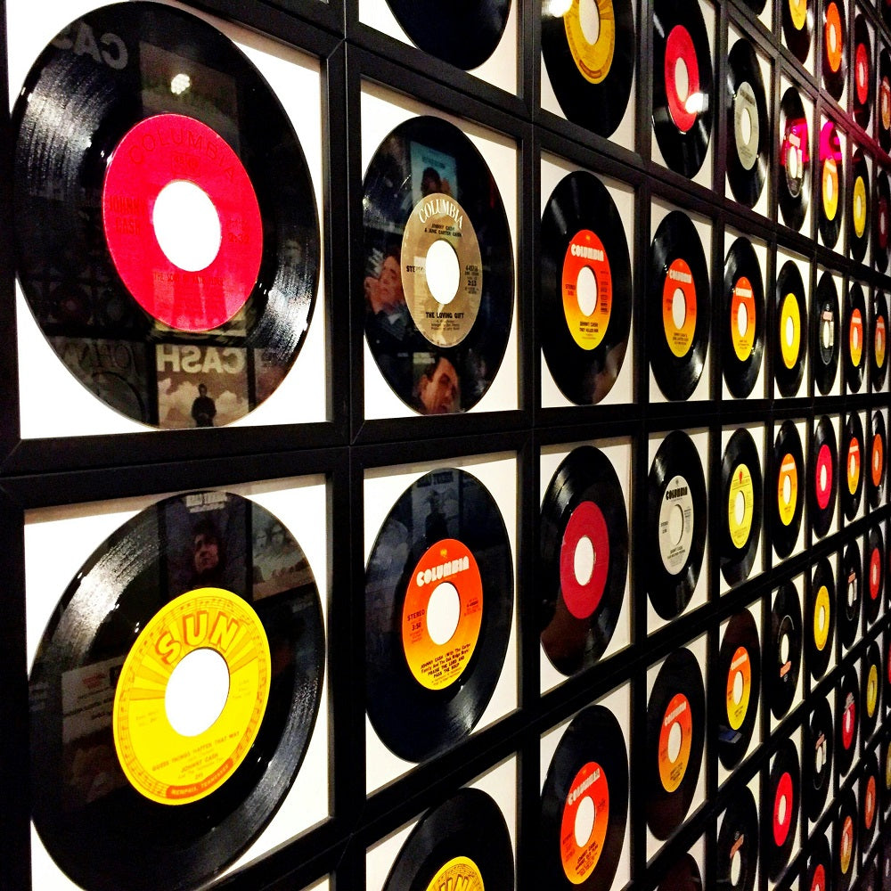 vinyl record wall - unique vinyls