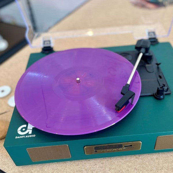 custom 10" purple vinyl record