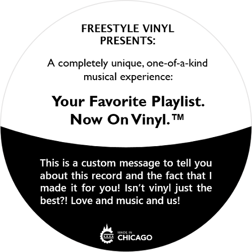 custom vinyl record gift